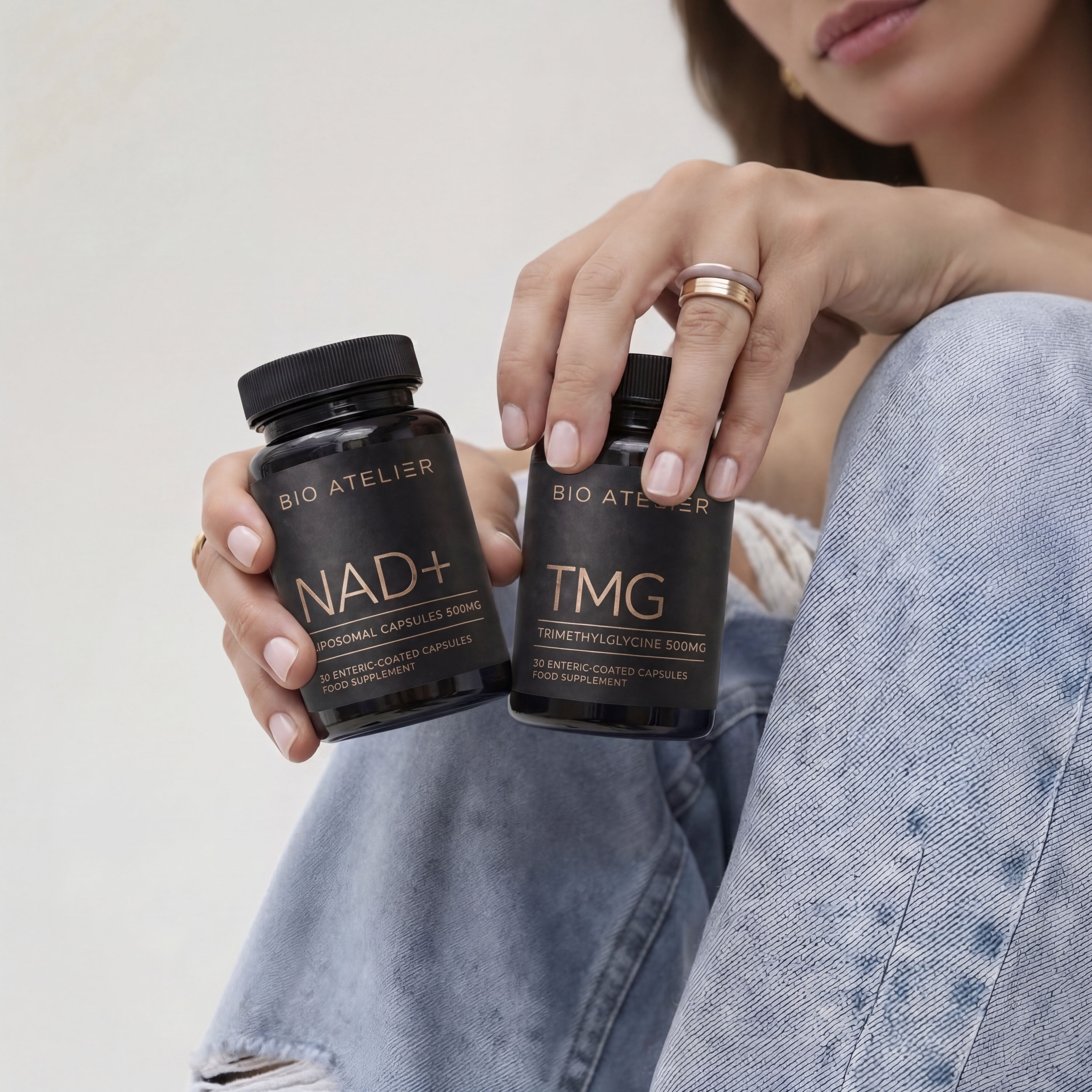 Image of Liposomal NAD+ Capsules and TMG 500mg Capsules Bundle